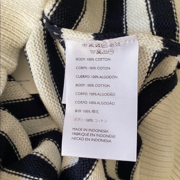 Anthropologie Blaine Striped Pullover new size L new with tag - Picture 9 of 9